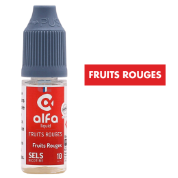 E-liquide Fruits Rouges sels de nicotine 10 mL - Alfaliquid