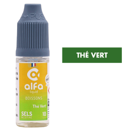 E-liquide Thé Vert sels de nicotine 10 mL - Alfaliquid