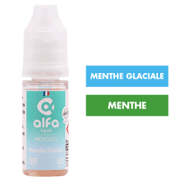 E-liquide Menthe Fraîche (30 VG) 10 mL - Alfaliquid