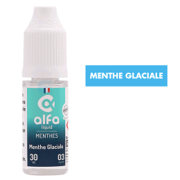 E-liquide Menthe Glaciale (30 VG) 10 mL - Alfaliquid