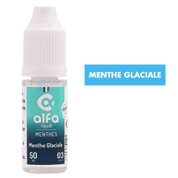 E-liquide Menthe Glaciale (50 VG) 10 mL - Alfaliquid