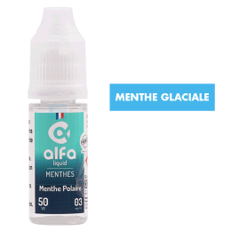 E-liquide Menthe Polaire (50 VG) 10 mL - Alfaliquid