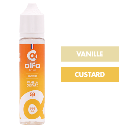 E-liquide Vanilla Custard (50 VG) 50 mL - Alfaliquid