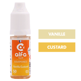 E-liquide Vanilla Custard (50 VG) 10 mL - Alfaliquid