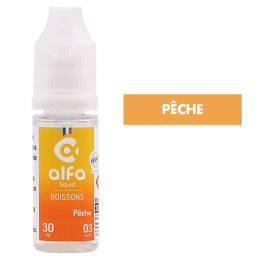 E-liquide Pêche (30 VG) 10 mL - Alfaliquid