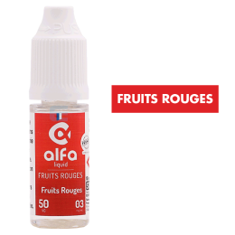 E-liquide Fruits Rouges (50 VG) 10 mL - Alfaliquid