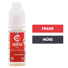 E-liquide Fraise Mûre (30 VG) 10 mL - Alfaliquid