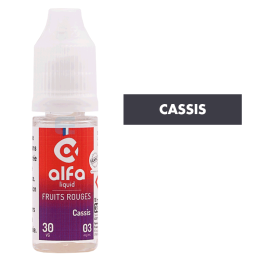 E-liquide Cassis (30 VG) 10 mL - Alfaliquid