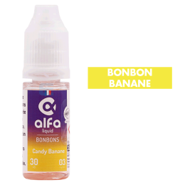 E-liquide Candy Banane (30 VG) 10 mL - Alfaliquid