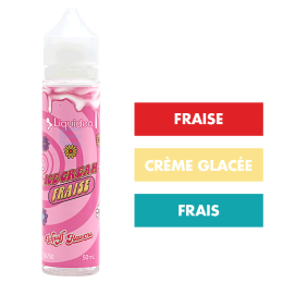 E-liquide Ice Cream Fraise 50 mL - Wpuff (Liquideo)