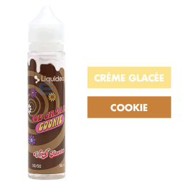 E-liquide Ice Cream Cookie 50 mL - Wpuff (Liquideo)