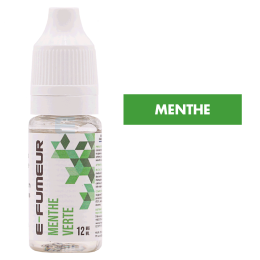 E-liquide Menthe Verte 10 mL - E-FUMEUR