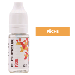 E-liquide Pêche 10 mL - E-FUMEUR