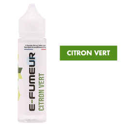 E-liquide Citron Vert 50 mL - E-FUMEUR