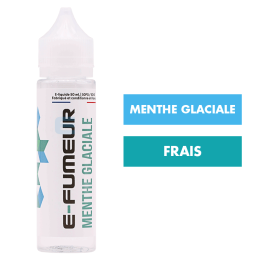 E-liquide Menthe Glaciale 50 mL - E-FUMEUR