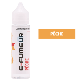 E-liquide Pêche 50 mL - E-FUMEUR