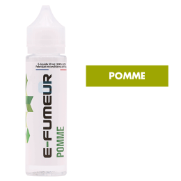 E-liquide Pomme 50 mL - E-FUMEUR