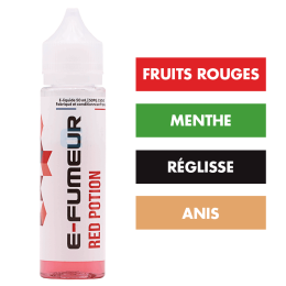 E-liquide Red Potion 50 mL - E-FUMEUR