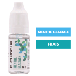 E-liquide Menthe Glaciale 10 mL - E-FUMEUR