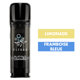 Cartouche Elfa Pro Limonade Framboise Bleue (x2) - Elfbar
