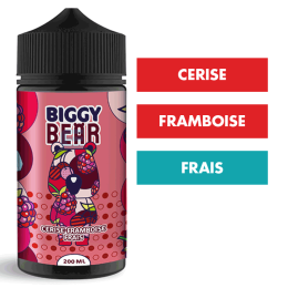 E-liquide Cerise Framboise Frais 200 mL - Biggy Bear