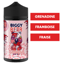 E-liquide Grenadine Framboise Fraise 200 mL - Biggy Bear
