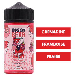 E-liquide Grenadine Framboise Fraise 200 mL - Biggy Bear