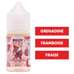 Concentré Grenadine Framboise Fraise 30 mL - Biggy Bear