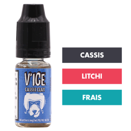 E-liquide Cassis Clay 10 mL - V'ice (VDLV)