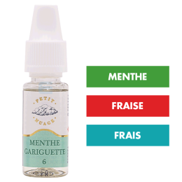 E-liquide Menthe Gariguette 10 mL - Petit Nuage