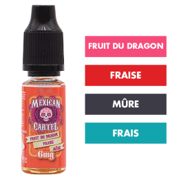 E-liquide Fruit du Dragon Fraise Mûre 10 mL - Mexican Cartel