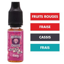 E-liquide Fruits des Bois Fraise Cassis 10 mL - Mexican Cartel