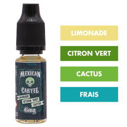 E-liquide Limonade Citron Vert Cactus 10 mL - Mexican Cartel