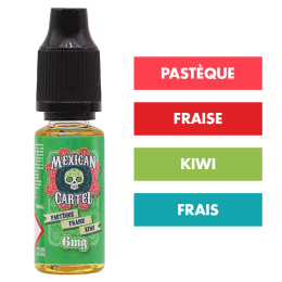 E-liquide Pastèque Fraise Kiwi 10 mL - Mexican Cartel