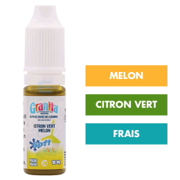 E-liquide Citron Vert Melon Soft 10 mL - Granita