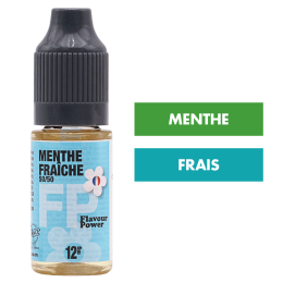 E-liquide Menthe Fraîche 10 mL - Flavour Power 50/50