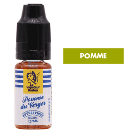 E-liquide Pomme du Verger 10 mL - Le Vapoteur Breton