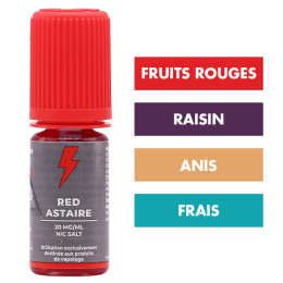 E-liquide Red Astaire 10 mL - Tjuice Nic Salt