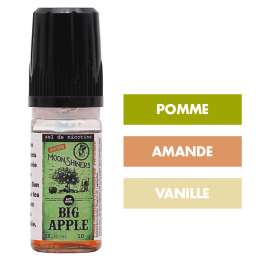 E-liquide Big Apple Sels de nicotine 10 mL - Moonshiners (Le French Liquide)