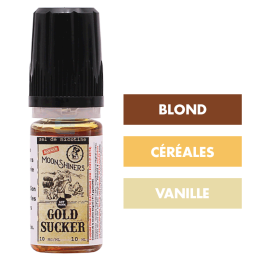 E-liquide Gold Sucker Sels de nicotine 10 mL - Moonshiners (Le French Liquide)