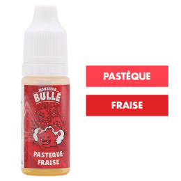 E-liquide Pastèque Fraise 10 mL - Monsieur Bulle (Liquideo)