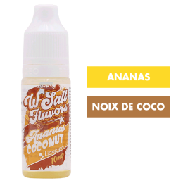 E-liquide Ananas Coconut 10 mL - Wsalt (Liquideo)