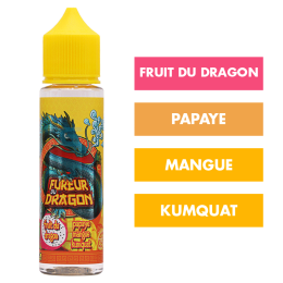 E-liquide Papaye Mangue Kumquat 50 mL - Fureur du Dragon