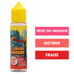 E-liquide Goyave Fraise 50 mL - Fureur du Dragon