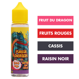 E-liquide Baies Rouges Cassis Raisin Noir 50 mL - Fureur du Dragon