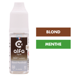 E-liquide Blond Mentholé 10 mL - Gaia Classics (Alfaliquid)