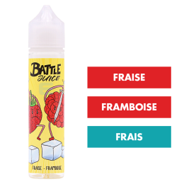 E-liquide Fraise Framboise 50 mL - Battle Juice