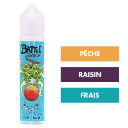 E-liquide Pêche Raisin 50 mL - Battle Juice