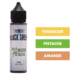 E-liquide L'Evasion Pistache 50 mL - Black Sheep