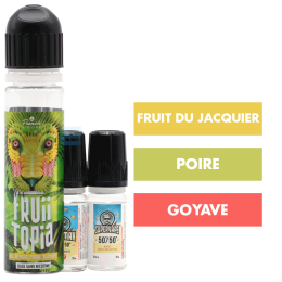 E-liquide Jack Fruit Poire Goyave 60 mL - Fruiitopia (Le French Liquide)